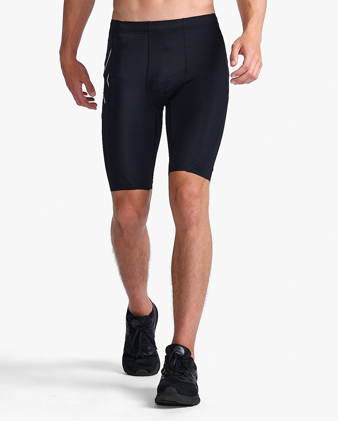 black/silver reflective
