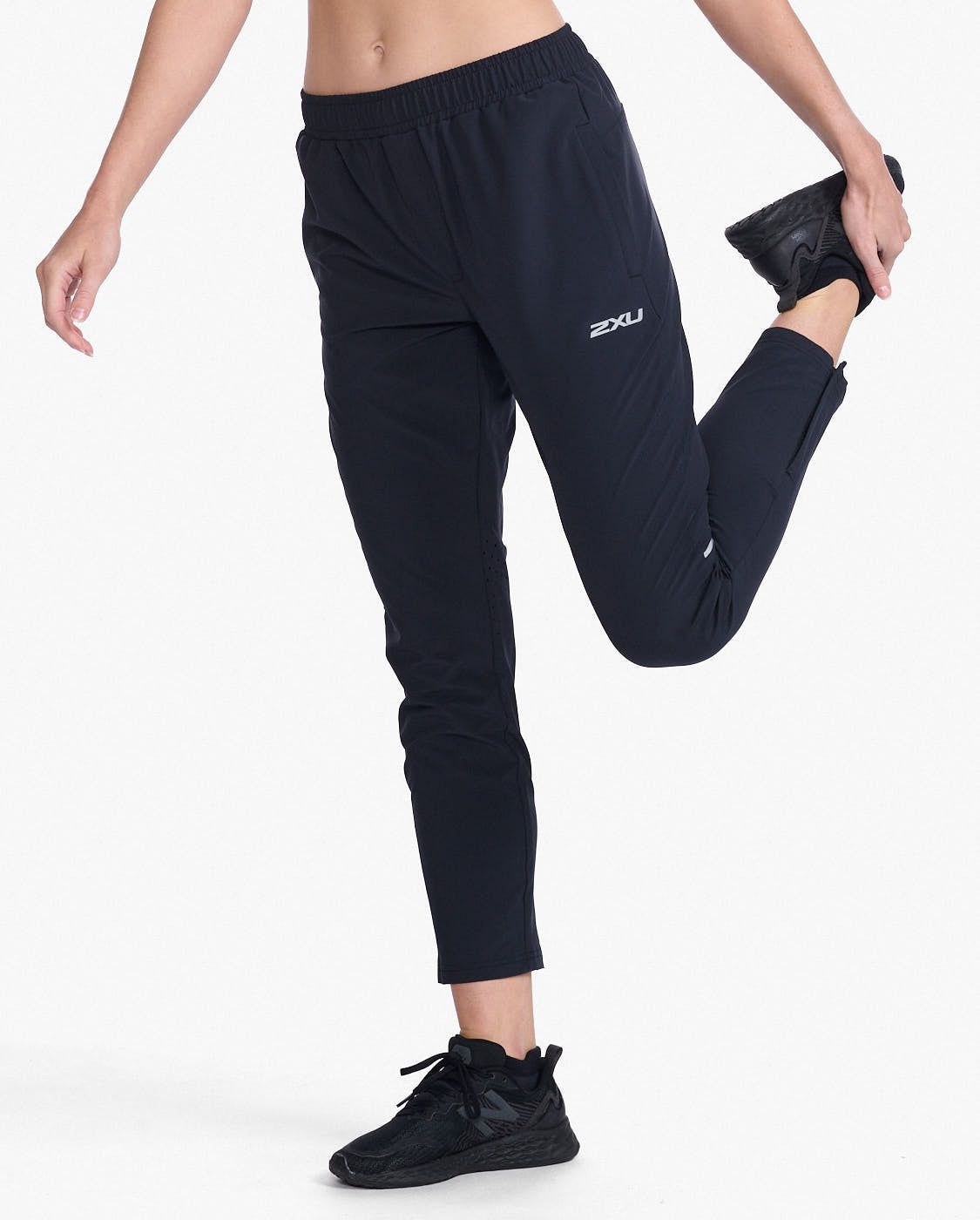 black/silver reflective