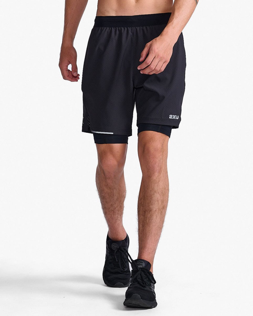 black/silver reflective