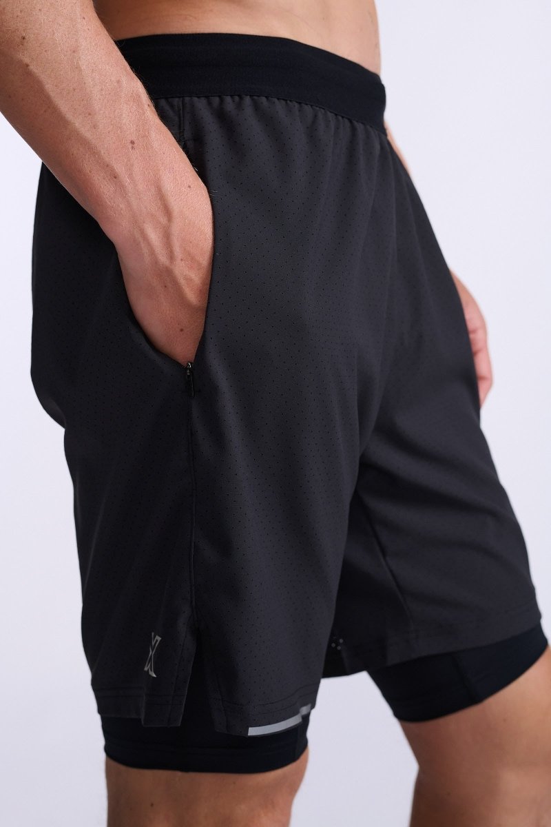 black/silver reflective