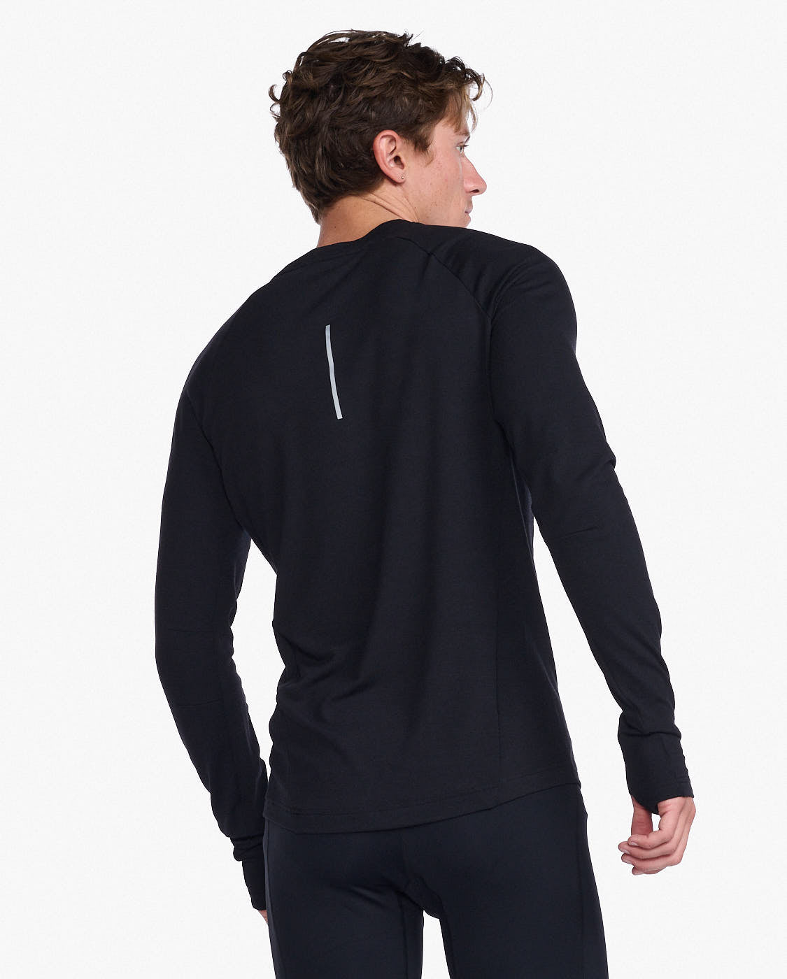 black/silver reflective
