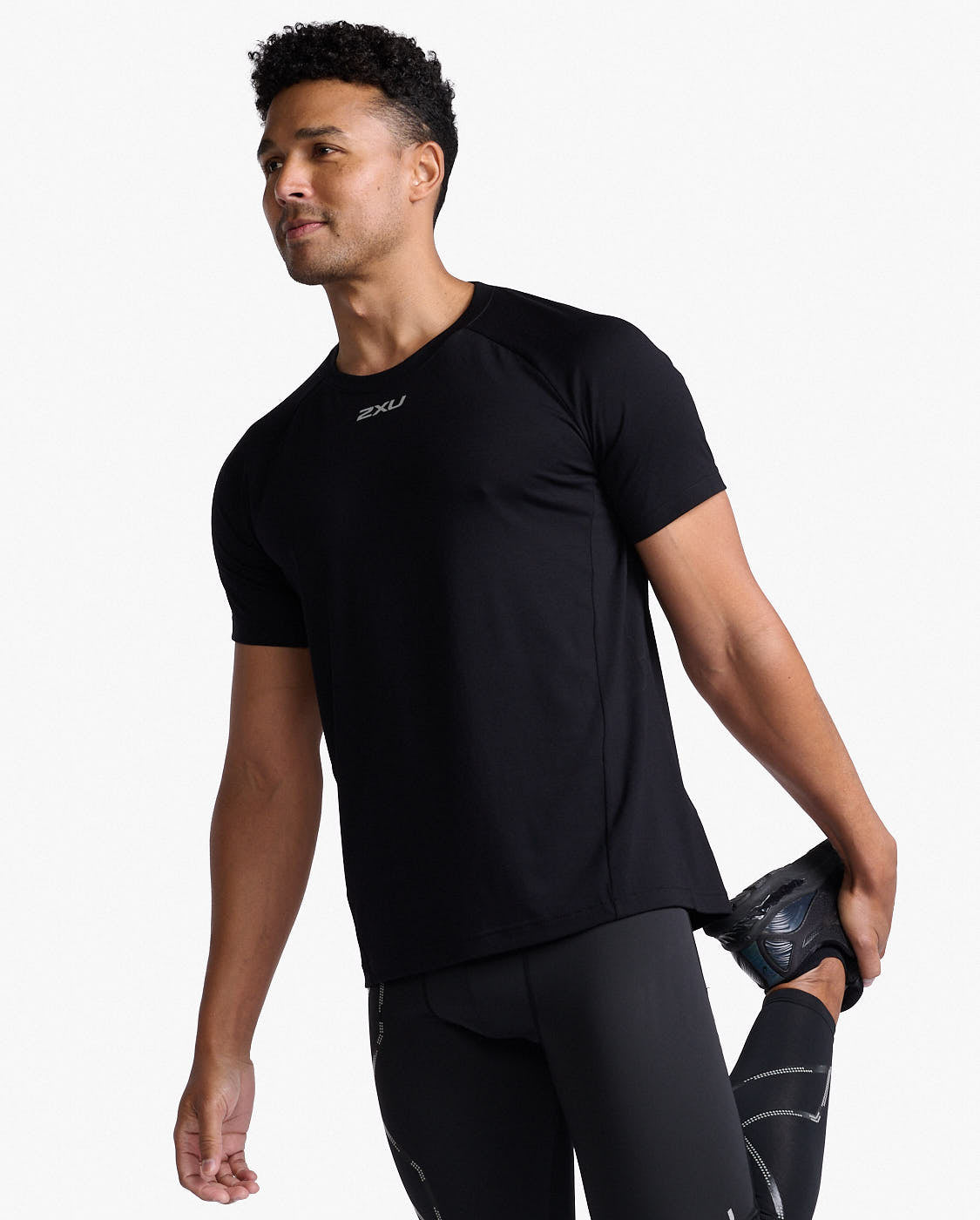 black/silver reflective