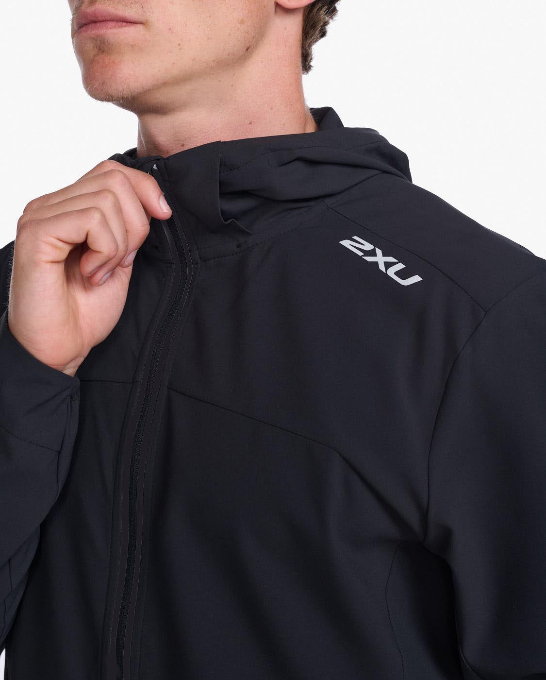 black/silver reflective