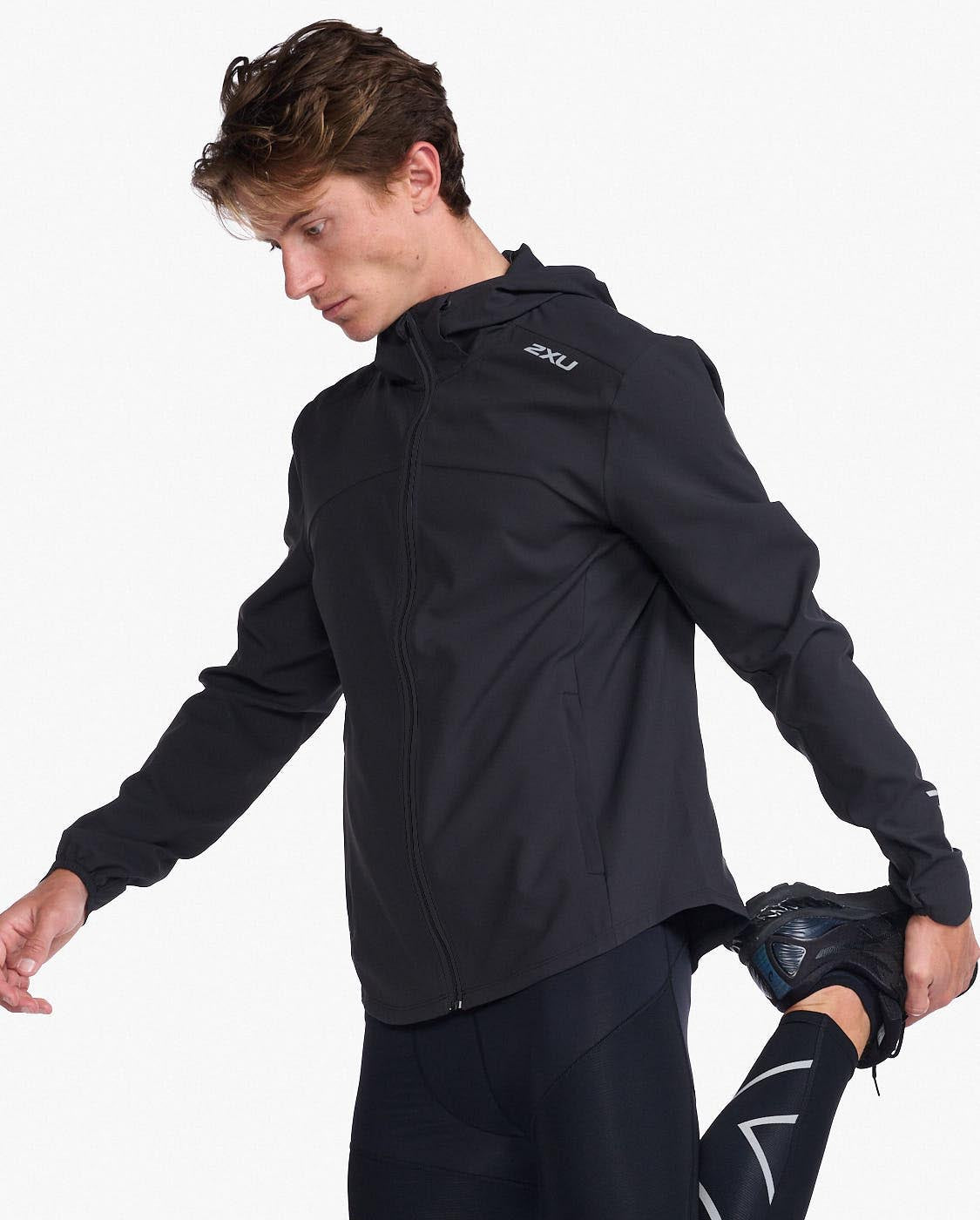 black/silver reflective