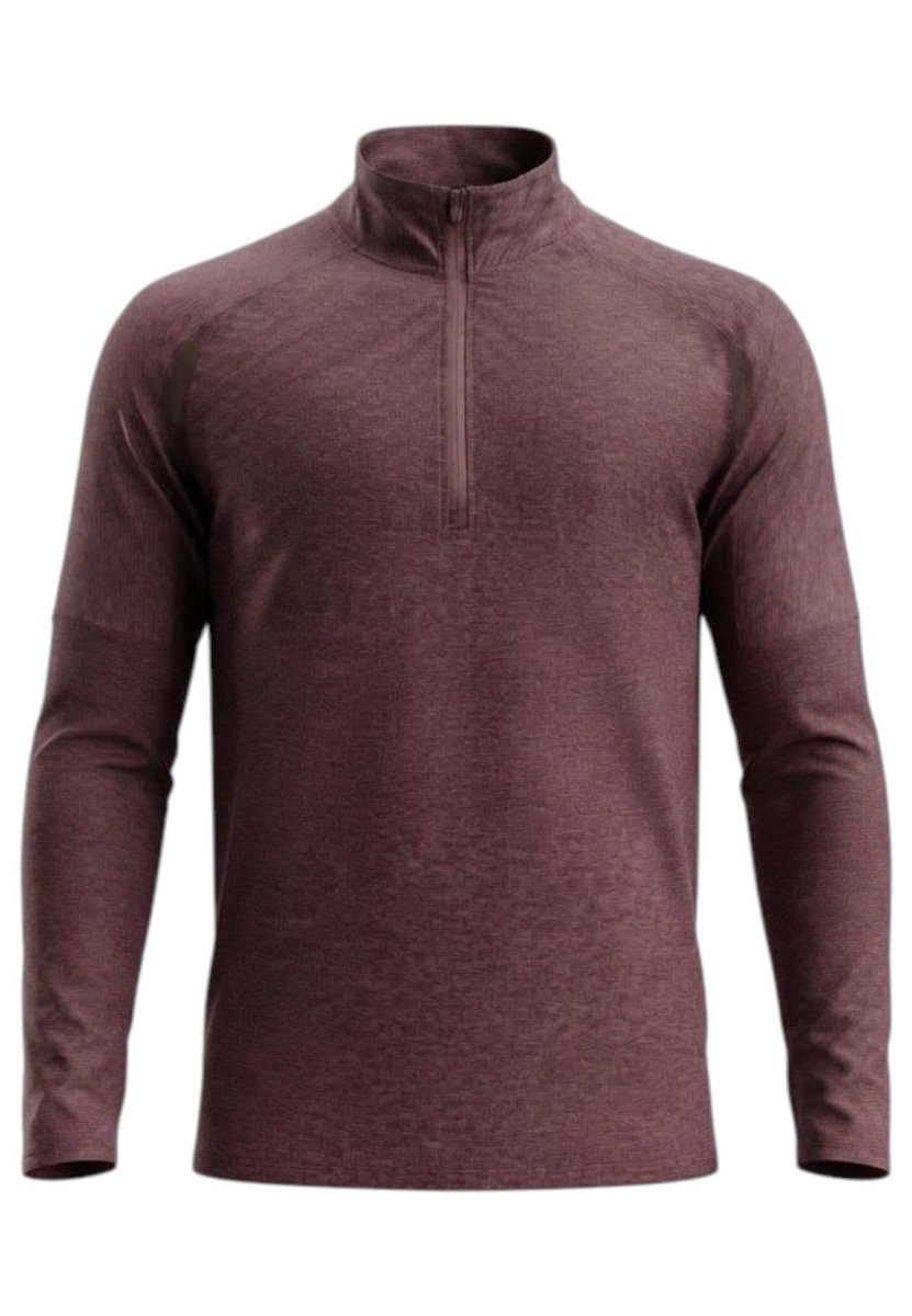 Aero 1/2 Zip Longsleeve Men - currant/black reflective