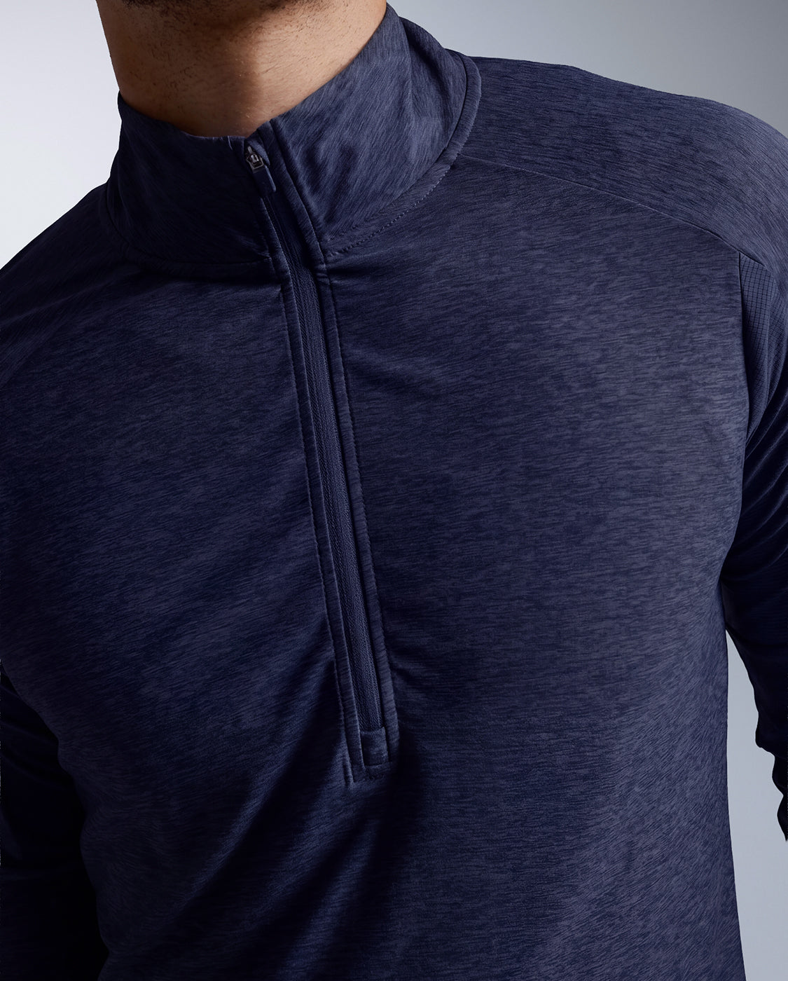 Aero 1/2 Zip Longsleeve Men - midnight/silver reflective