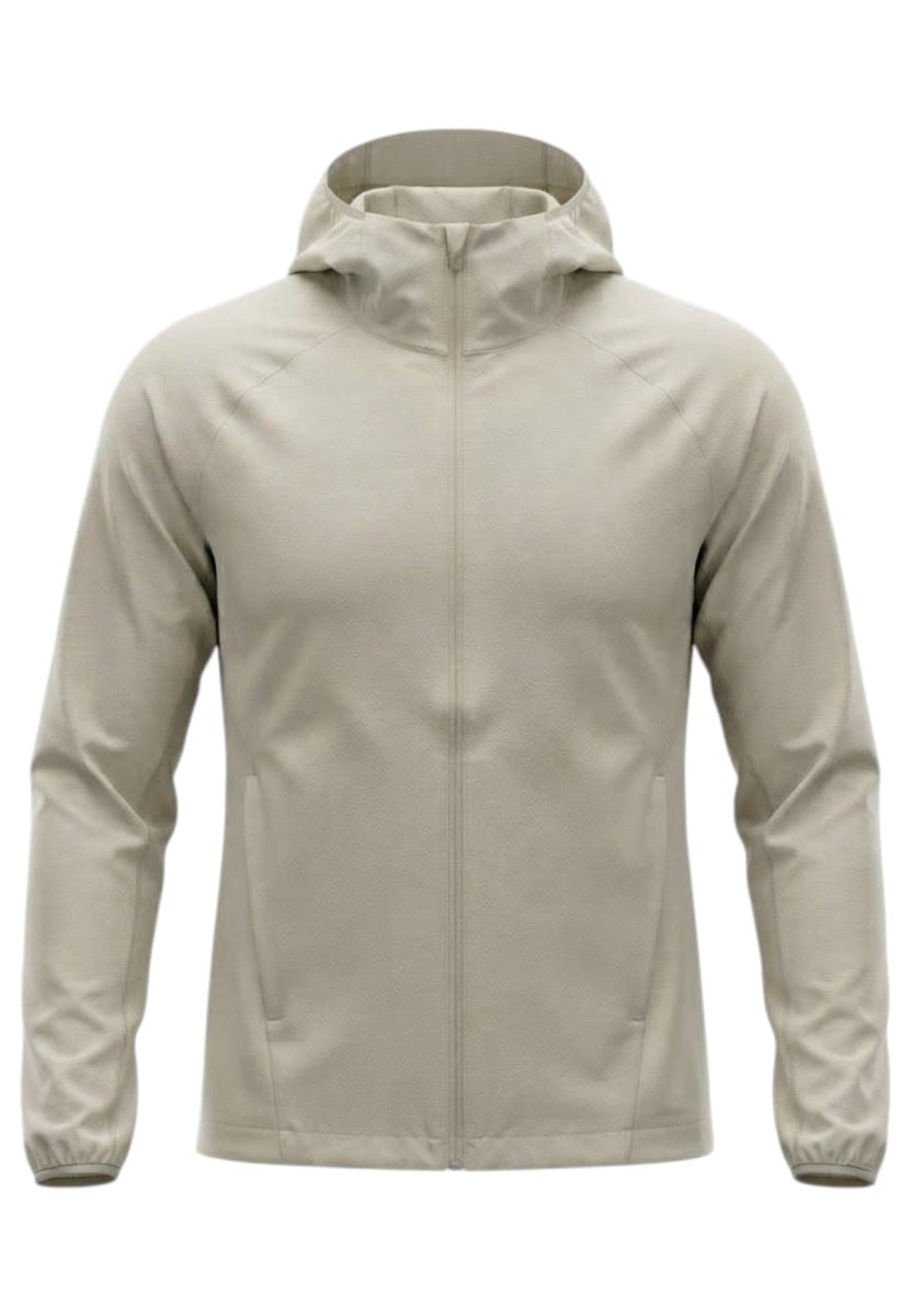 Aero Hex Windbreaker Men - pebble/black reflective