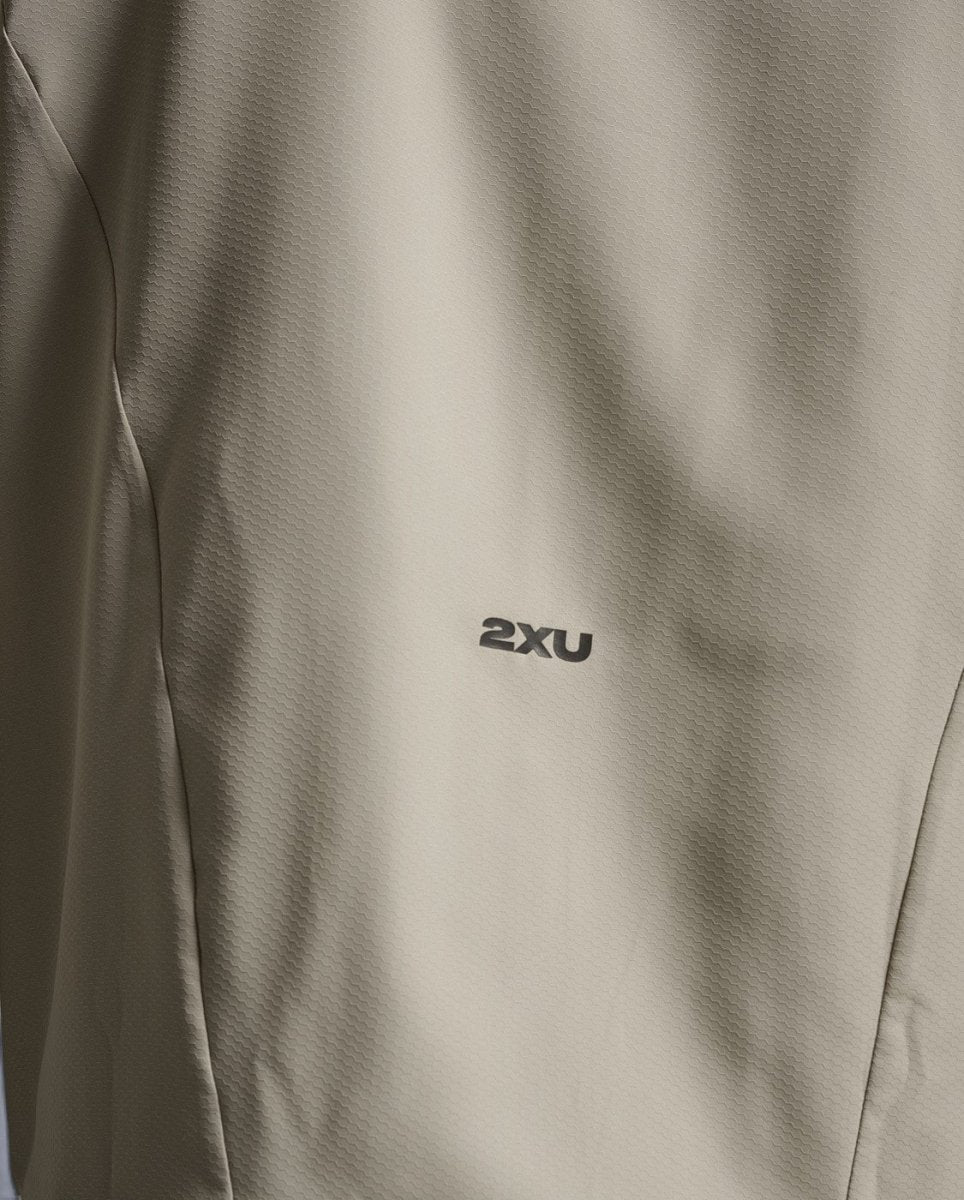 Aero Hex Windbreaker Men - pebble/black reflective