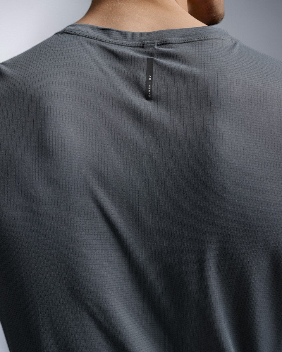 Aero Trail Long Sleeve Running shirt Men - turbulence/black reflective
