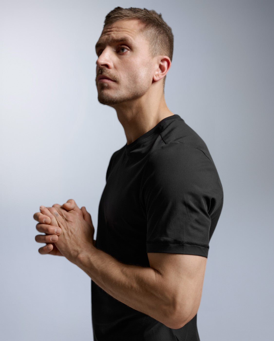 Aero Trail Tee Running shirt Men - black/black reflective