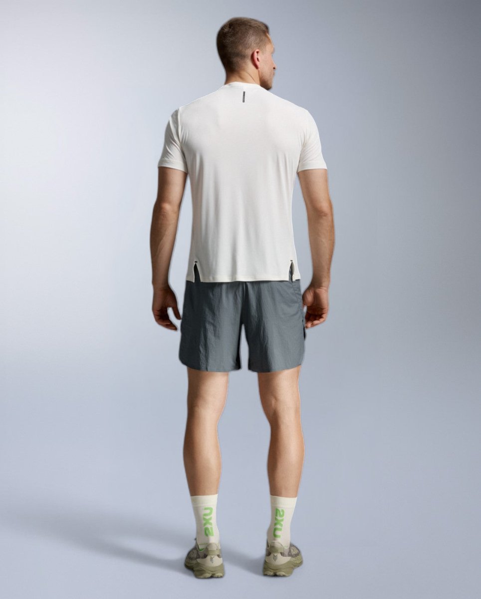 Aero Trail Tee Running shirt Men - chalk/black reflective