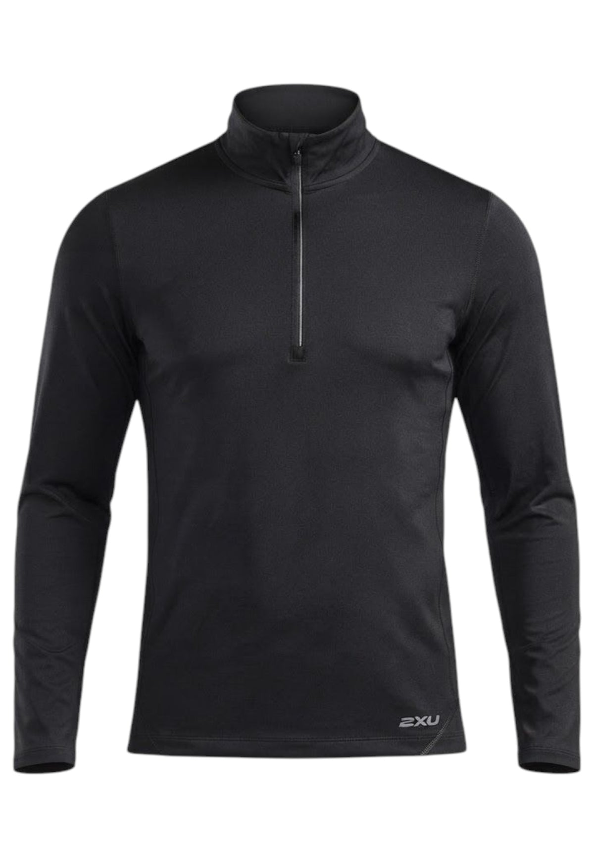 Aero Trail 1/2 Zip Laufshirt Herren - black/silver reflective