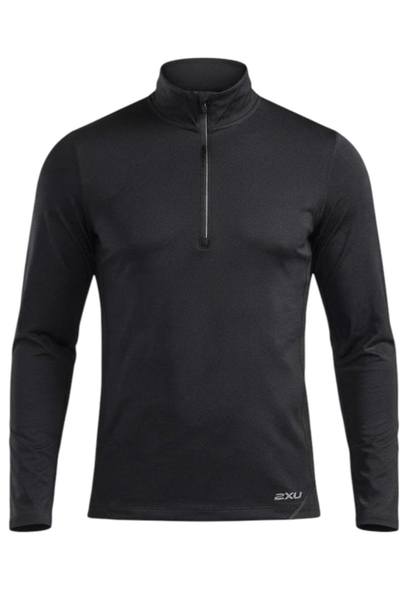 Aero Trail 1/2 Zip Running shirt Men - black/silver reflective