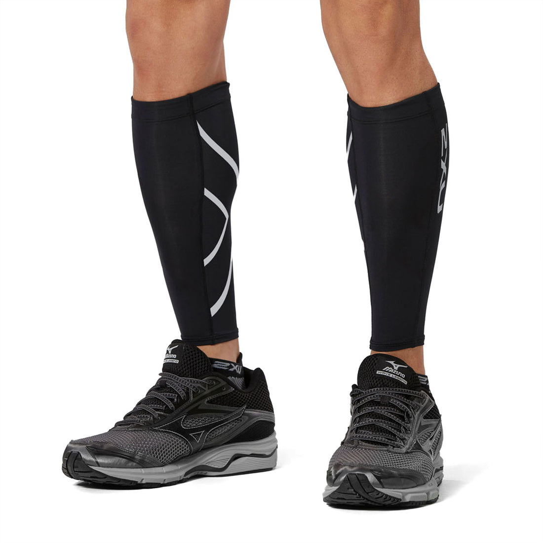 Compression Arm Guard Calf protectors - black/black