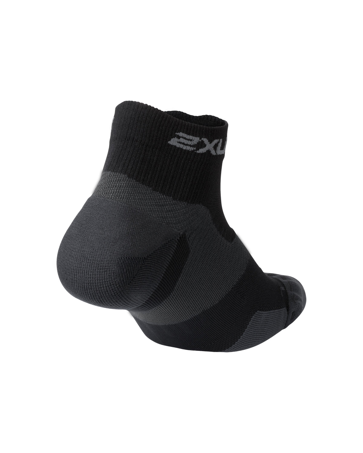 Vectr Cushion 1/4 Crew Socks Compression socks - black/titanium