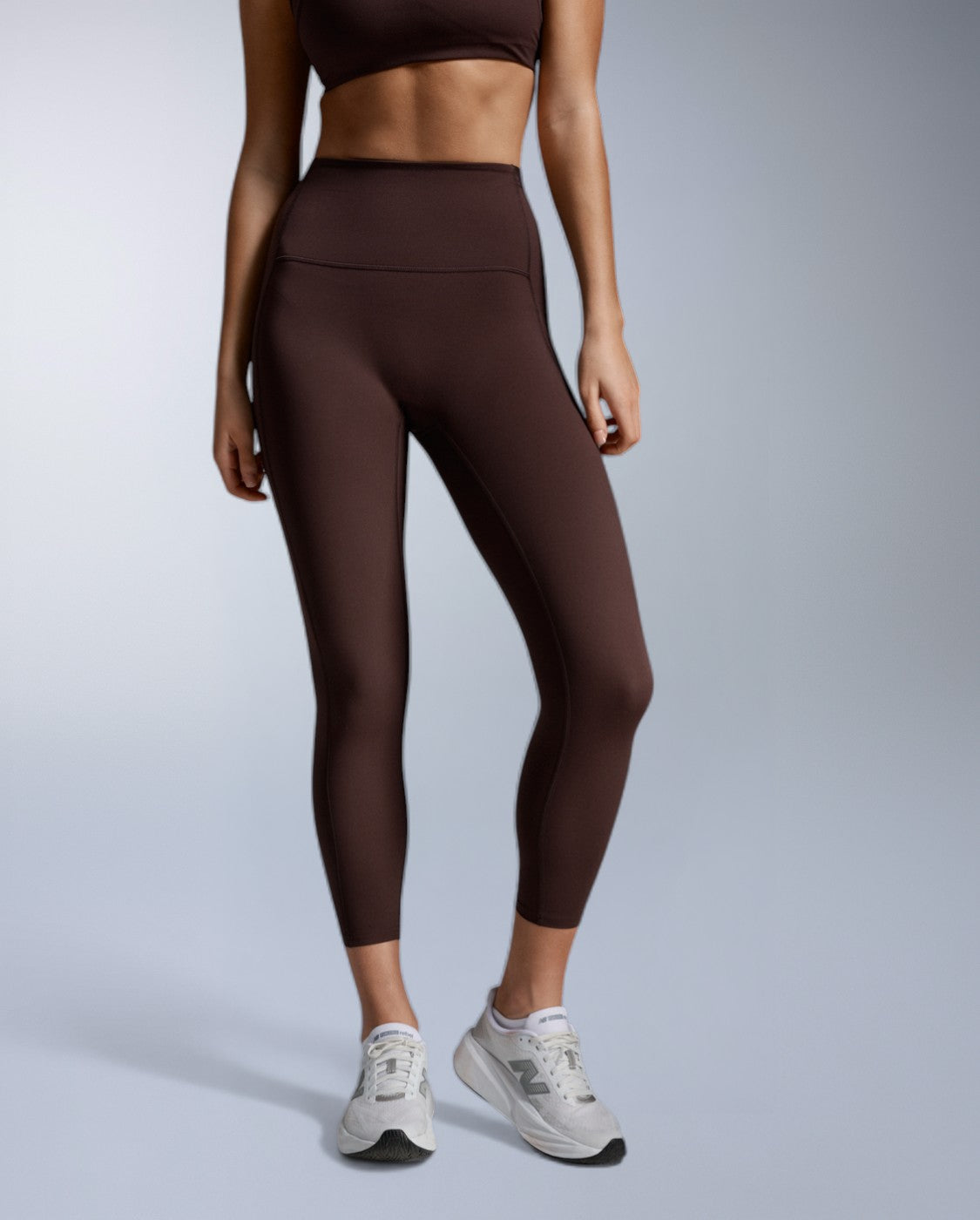 Form Stash Hi-Rise Compression 7/8 Fitnesstight Damen - bark/bark