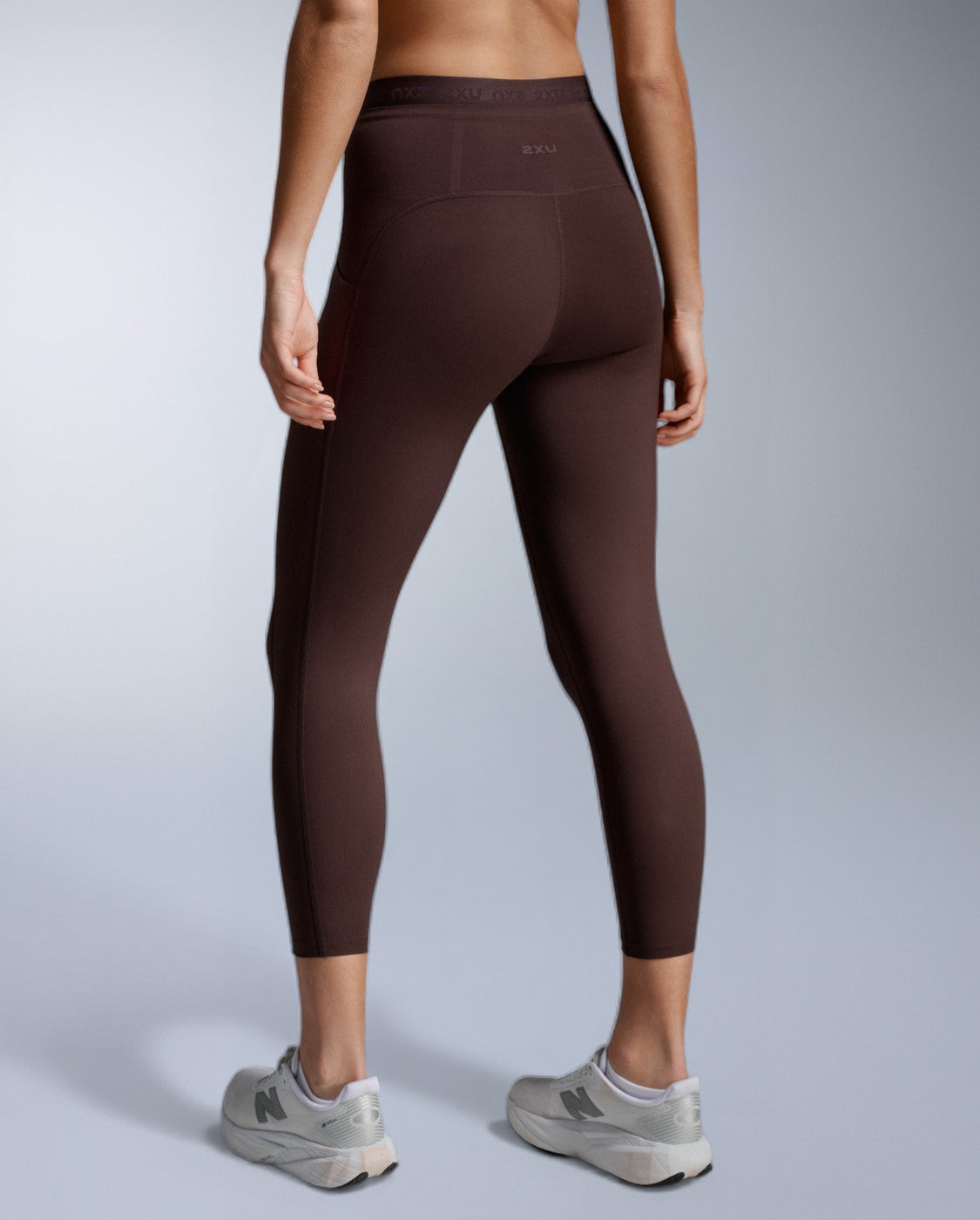 Form Stash Hi-Rise Compression 7/8 Fitnesstight Damen - bark/bark