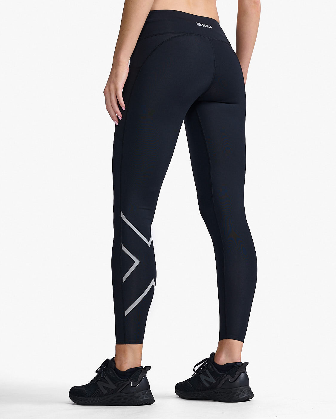 black/silver reflective