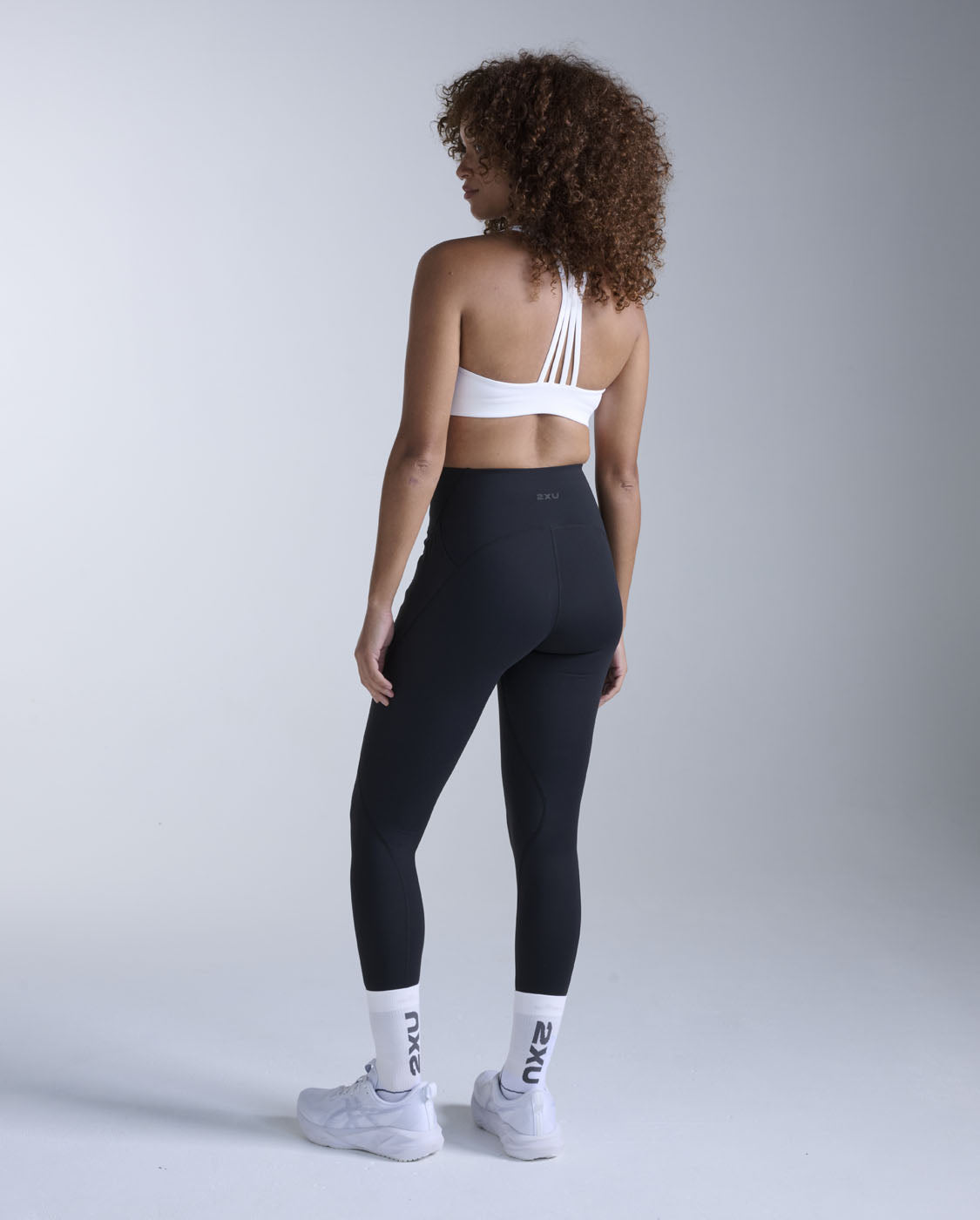 Flex Hi-Rise Compression Tight Fitnesstights Damen - black/black