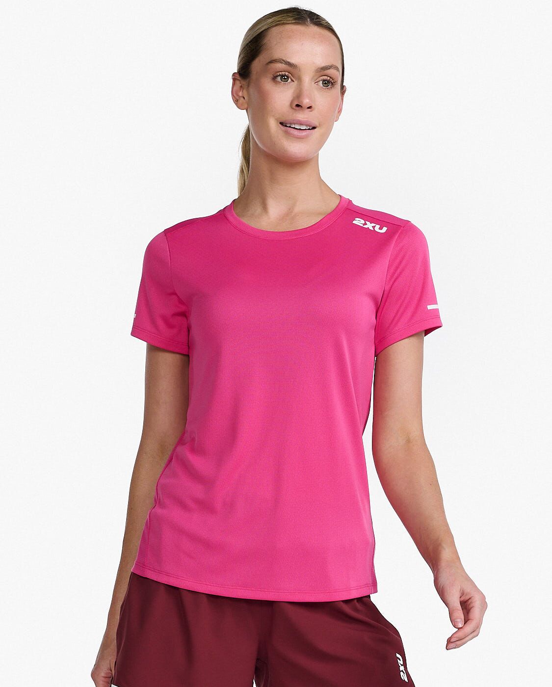 fuchsia/white reflective