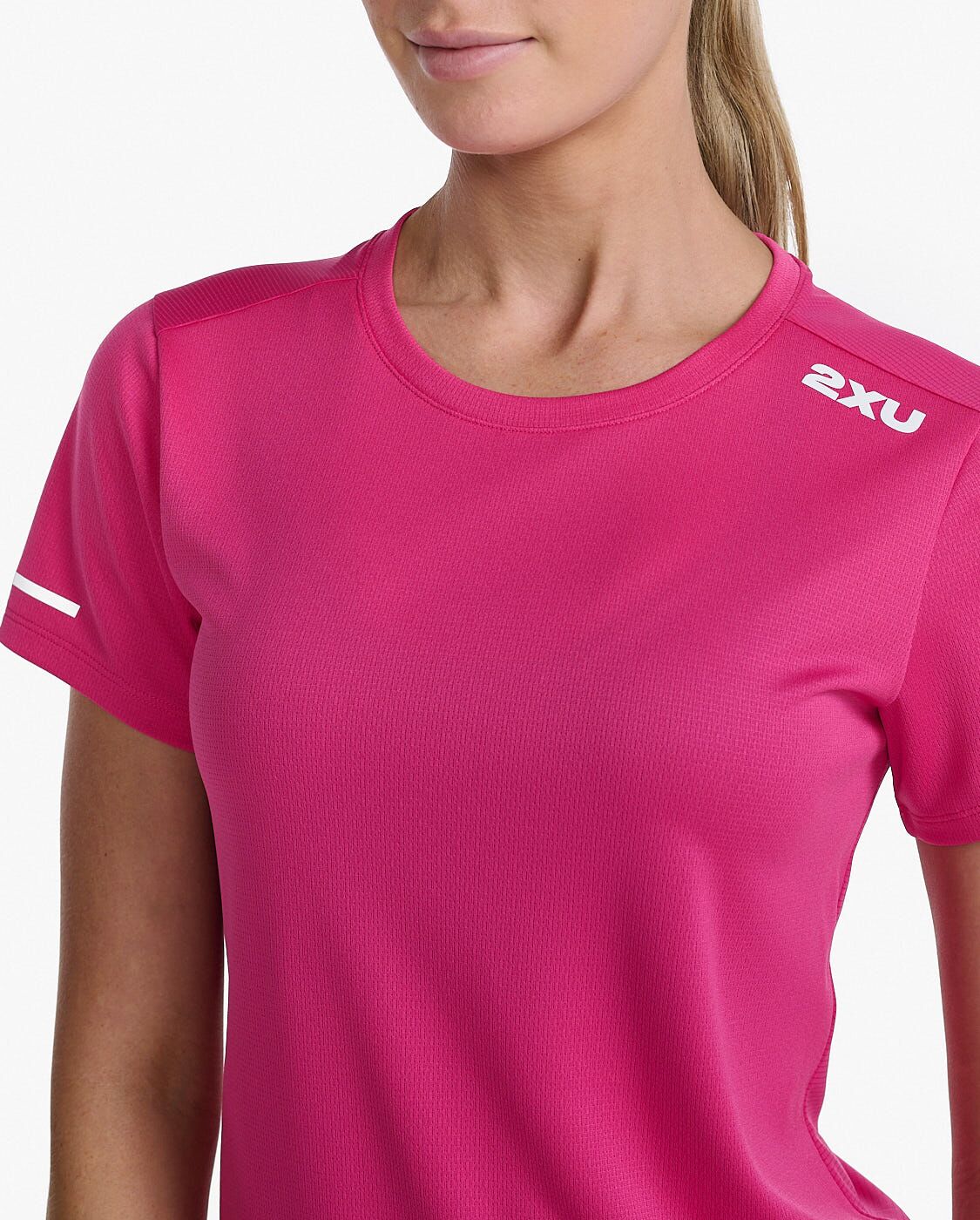 fuchsia/white reflective