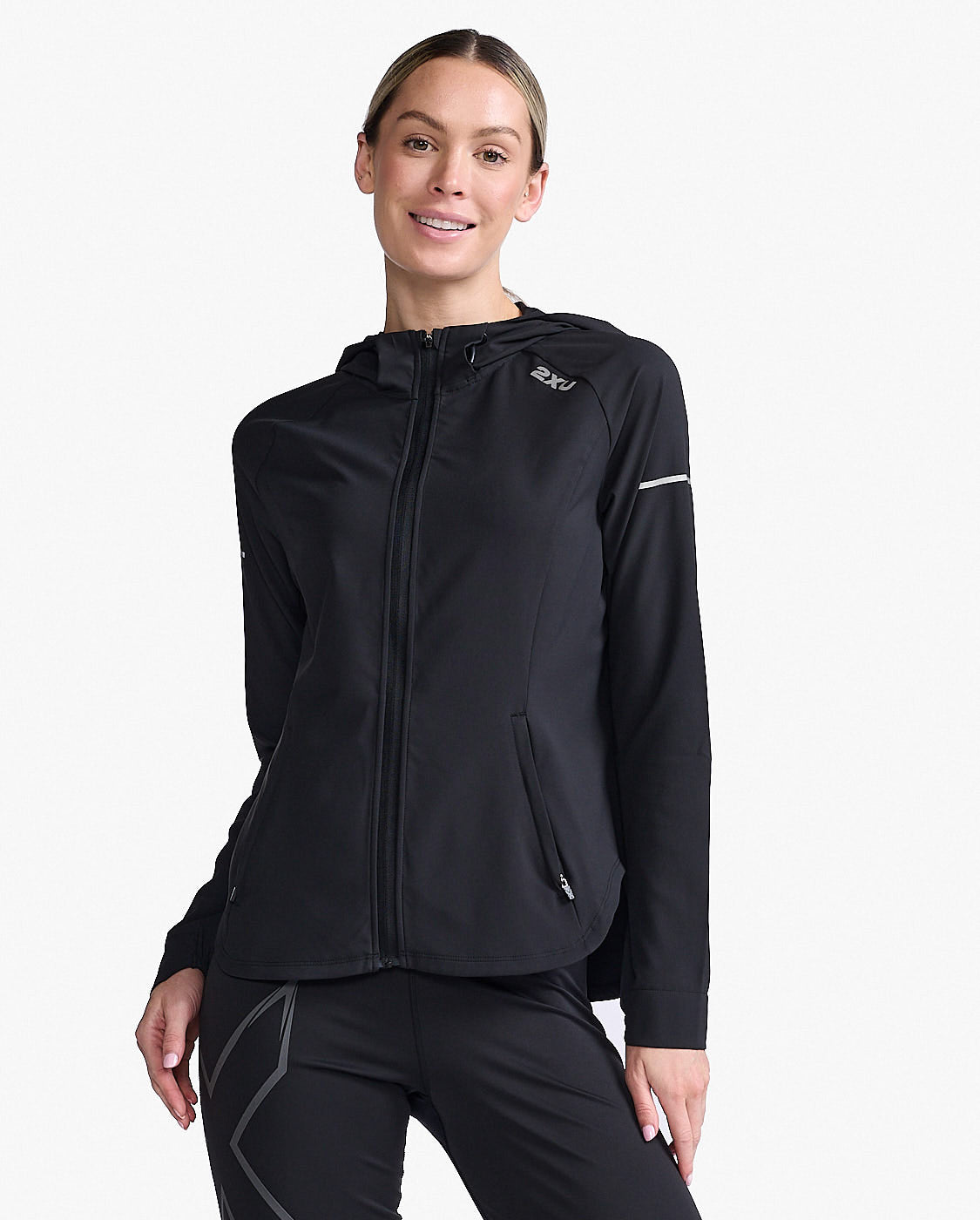 black/silver reflective
