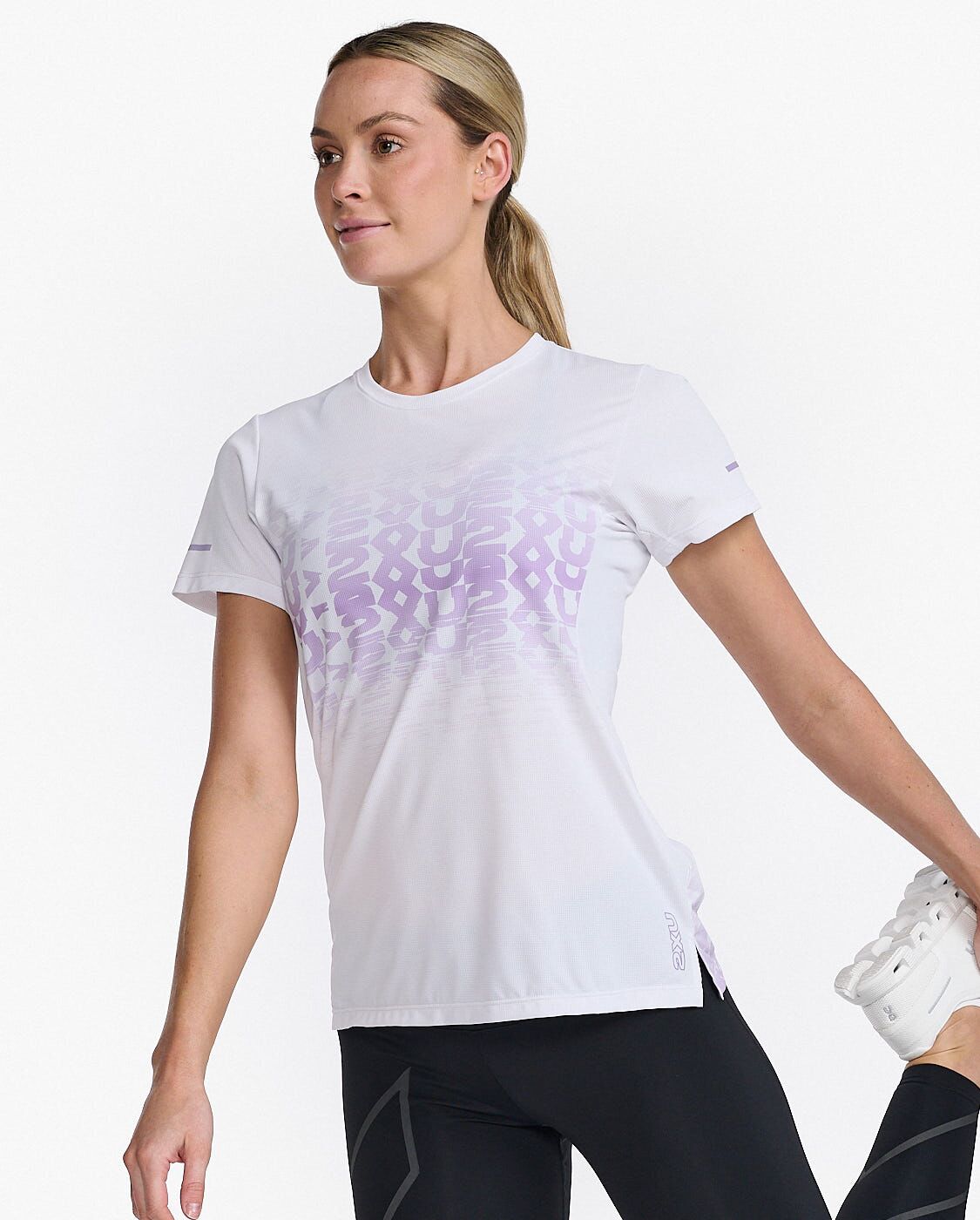 white/lavender reflective