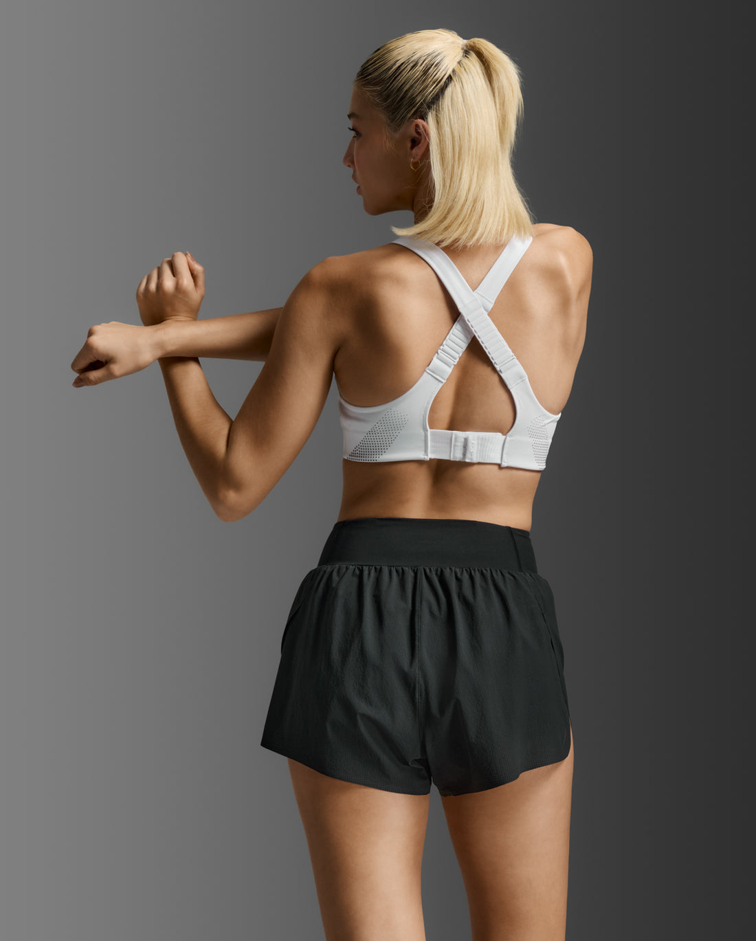 Light Speed High Impact Bra Sport-BH Damen - white/silver reflective