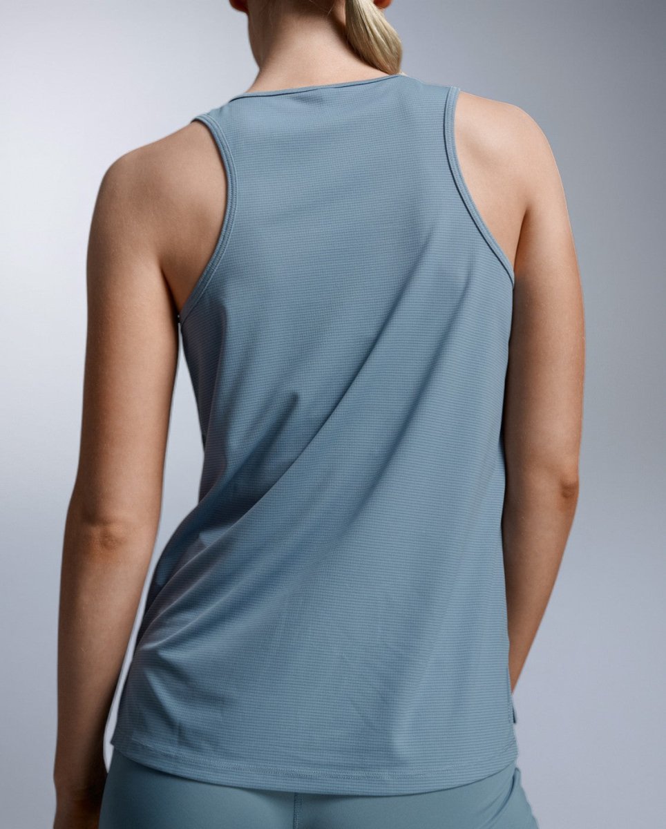 Aero Mesh Singlet Running shirt Women - blue shade/blue shade reflect
