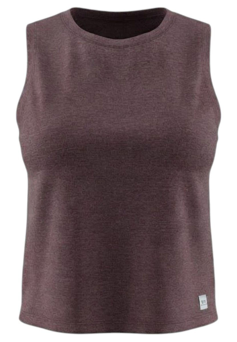 ReLight Crop Tank Tank top Women - currant/white