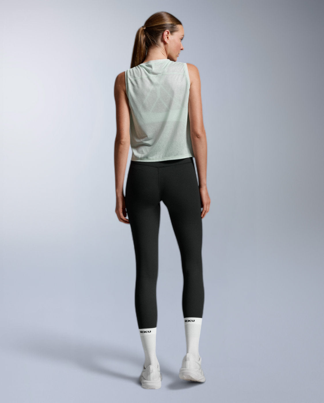 ReLight Crop Tank Tanktop Damen - seafoam/white