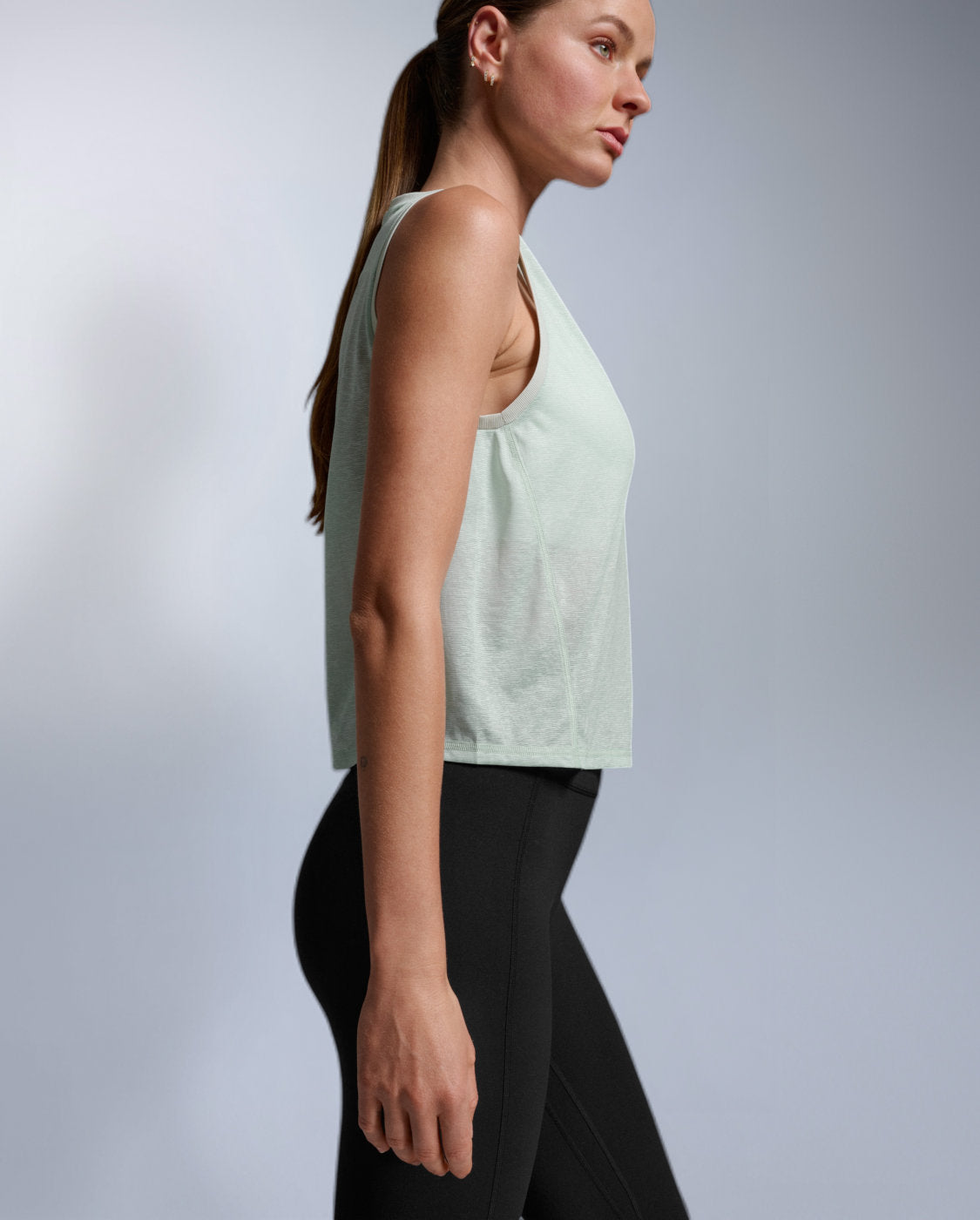 ReLight Crop Tank Tanktop Damen - seafoam/white