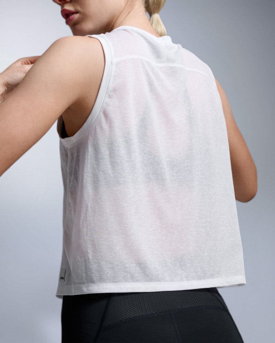 ReLight Crop Tank Tank top Women - white/white