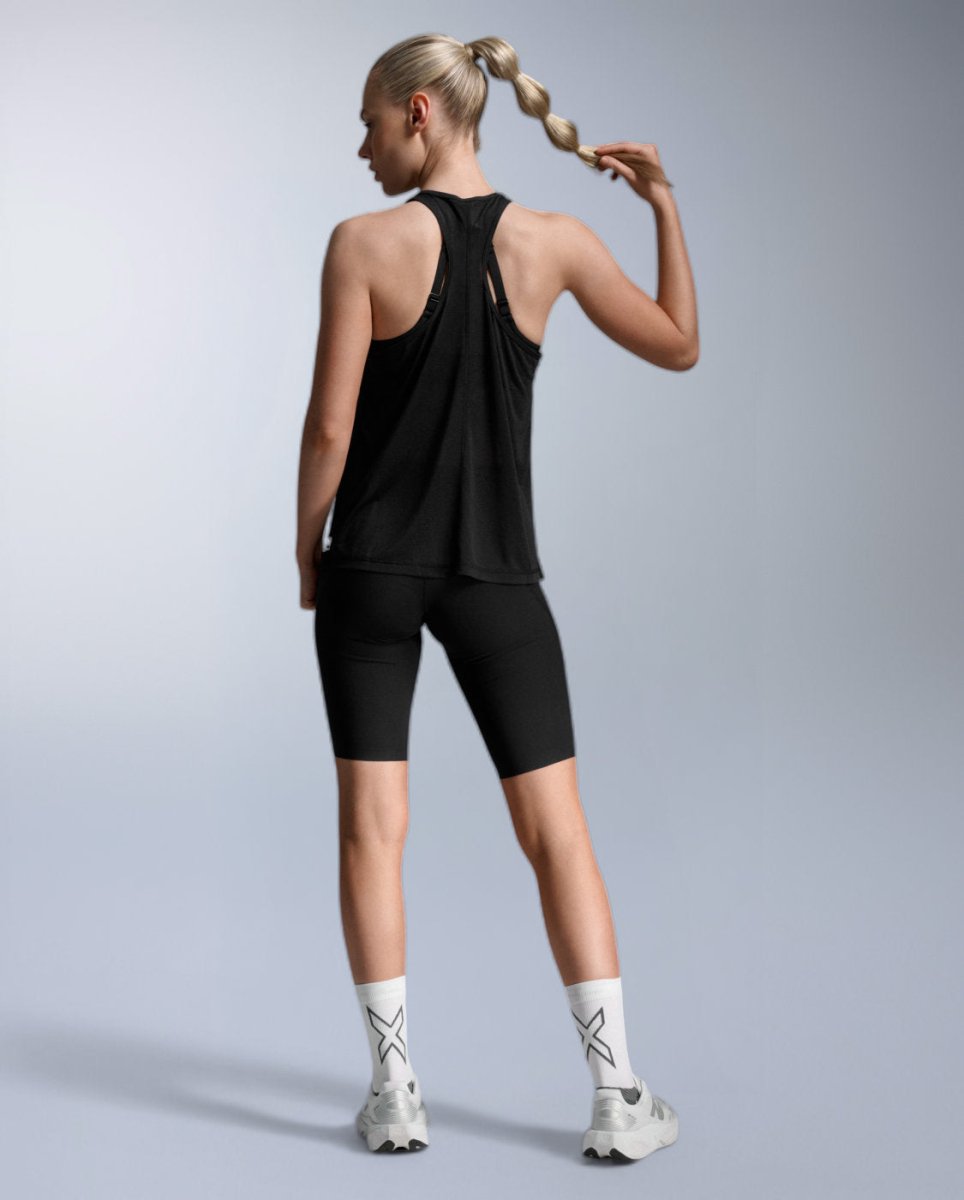 ReLight Racerback Singlet Tank top Women - black/white