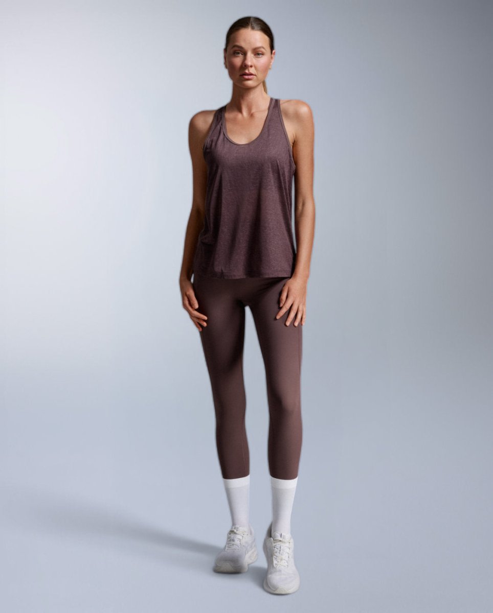 ReLight Racerback Singlet Tank top Women - currant/white