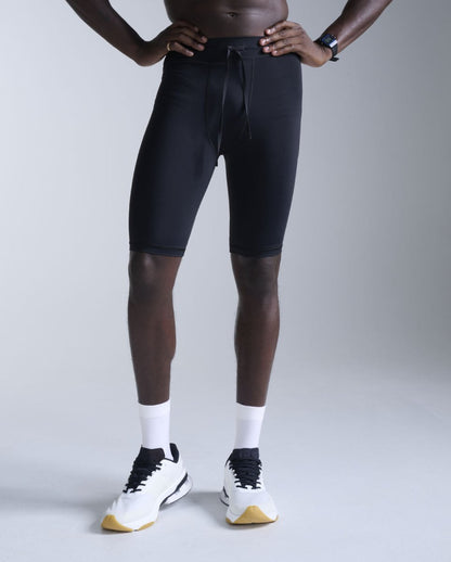 Aero Mesh Compression Shorts Compression tight Men - black/silver reflective