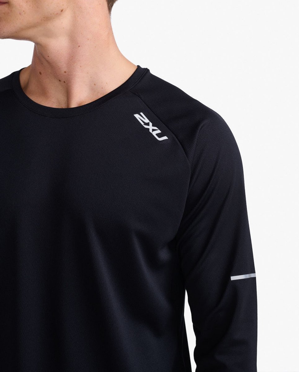 black/silver reflective