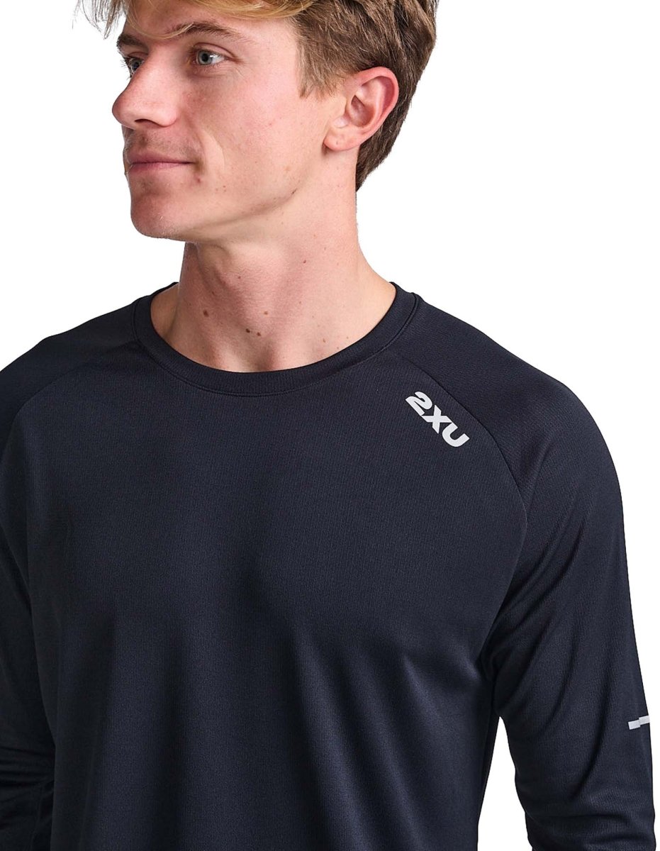 black/silver reflective