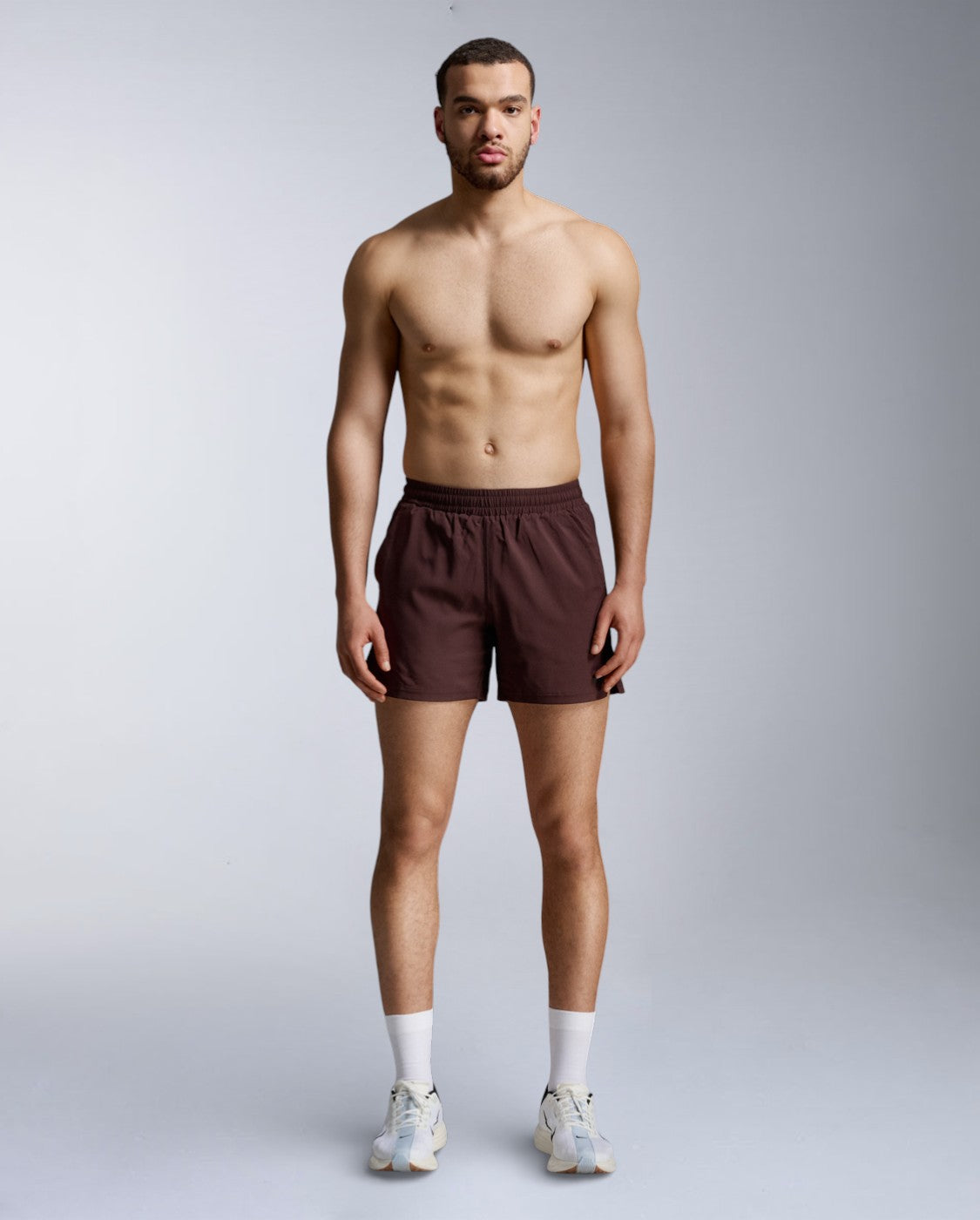Aero 5 Inch Laufshorts Herren - bark/black reflective