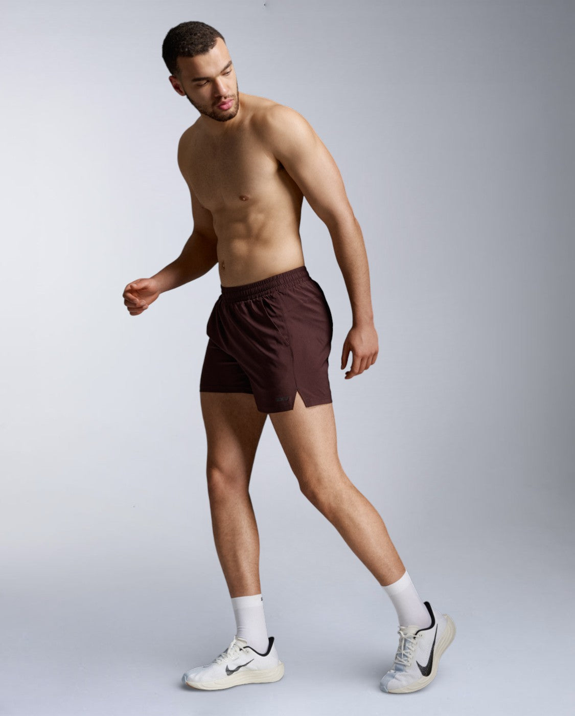 Aero 5 Inch Laufshorts Herren - bark/black reflective