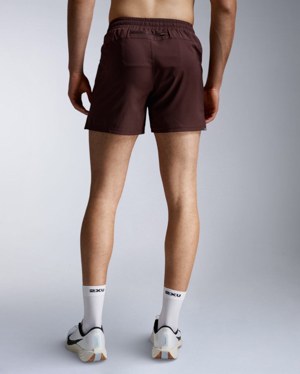 Aero 5 Inch Shorts Men - bark/black reflective