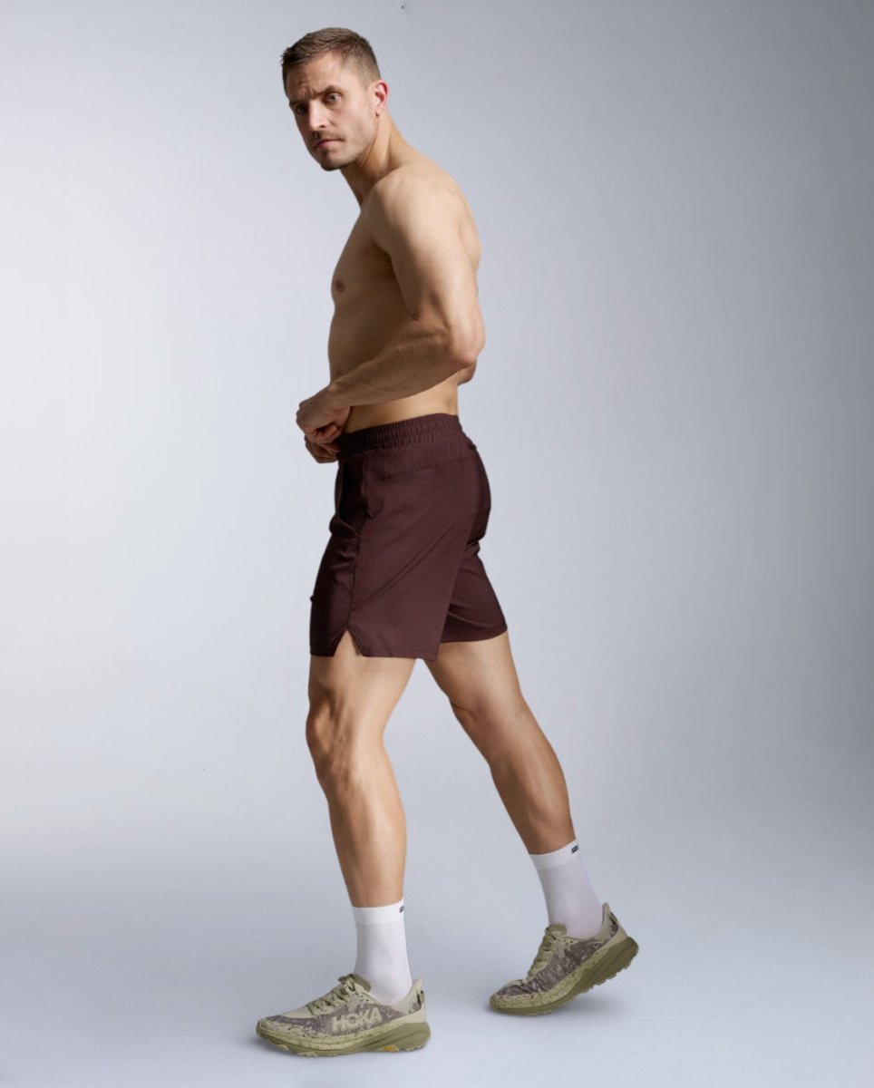 Aeroe 7 Inch Short Running shorts Men - bark/black reflective