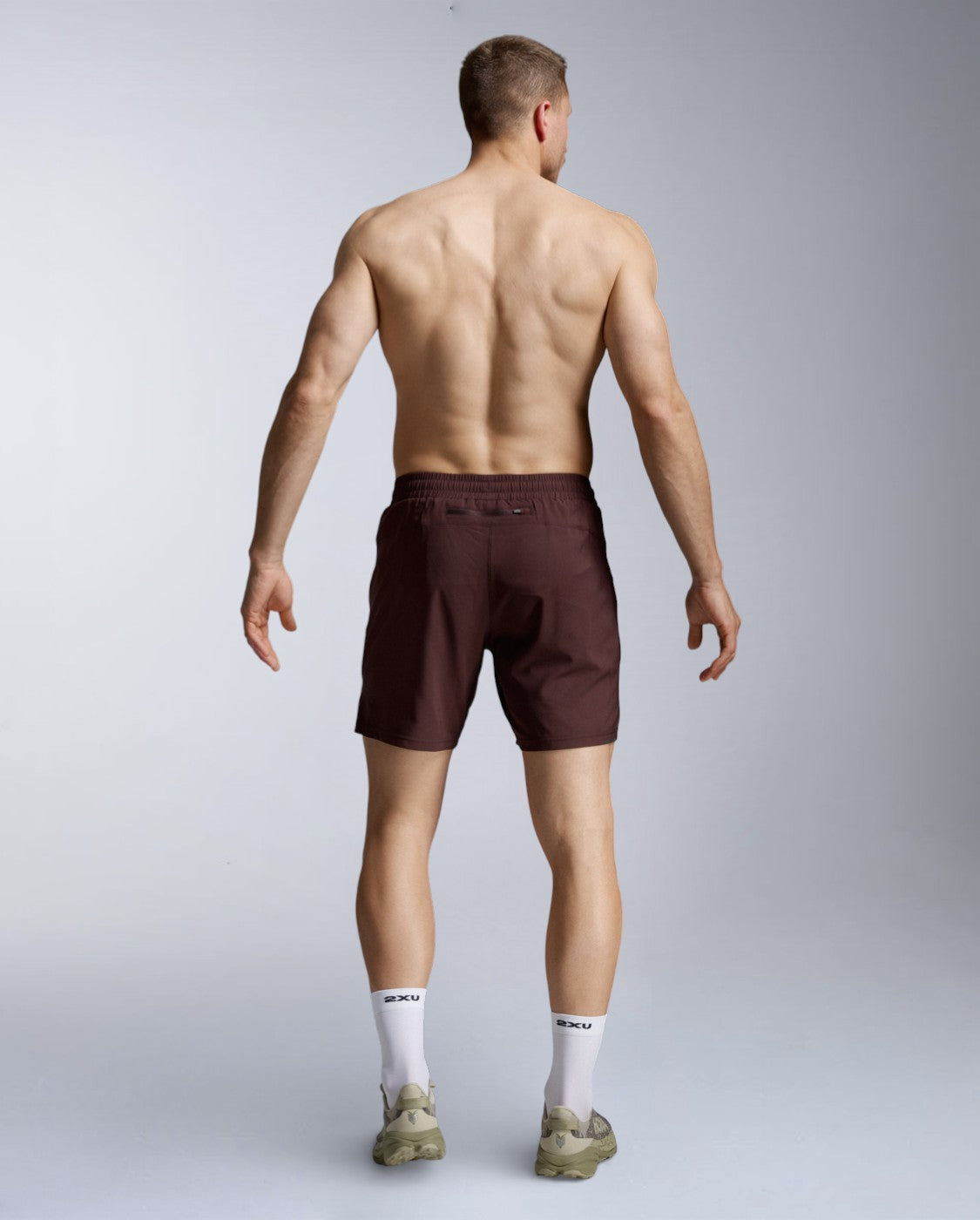 Aeroe 7 Inch Short Laufshort Herren - bark/black reflective