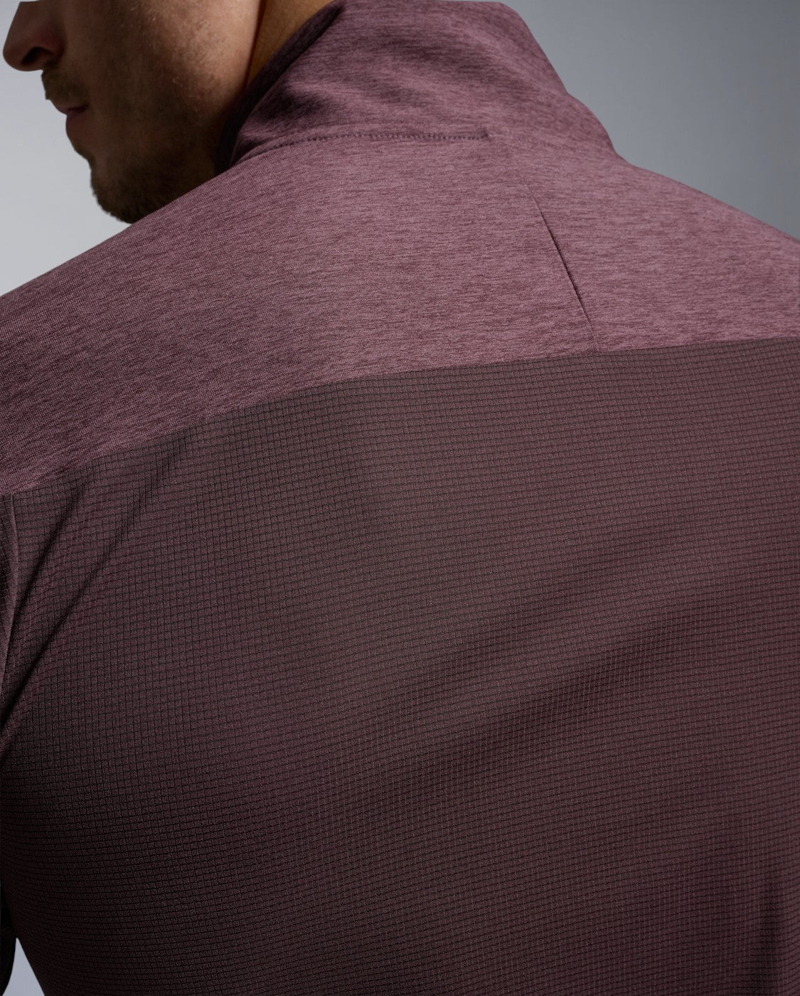 Aero 1/2 Zip Longsleeve Herren - currant/black reflective