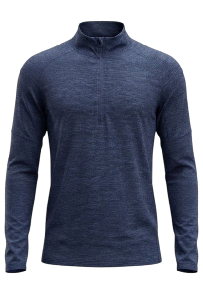 Aero 1/2 Zip Longsleeve Herren - midnight/silver reflective