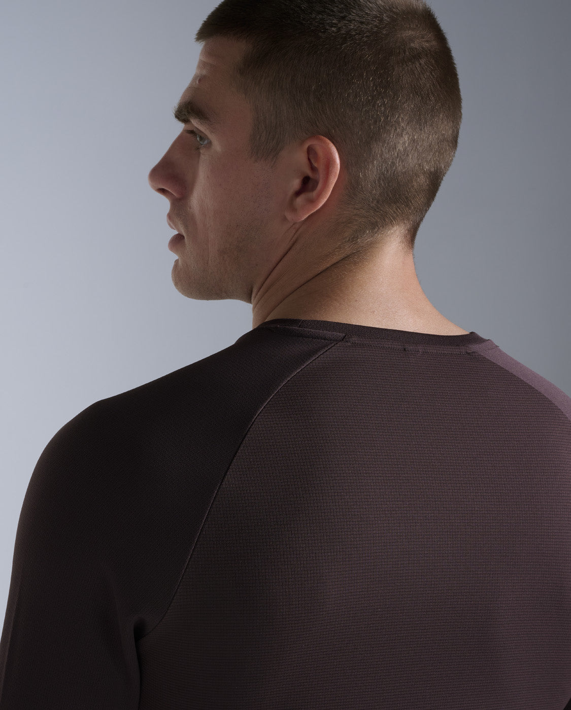 Aero Mesh Long Sleeve Laufshirt Herren - bark/black reflective