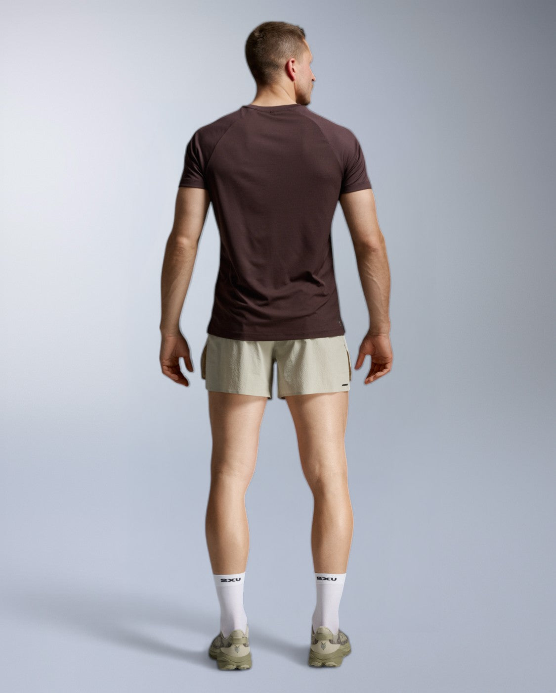 Aero Mesh Tee Laufshirt Herren - bark/black reflective