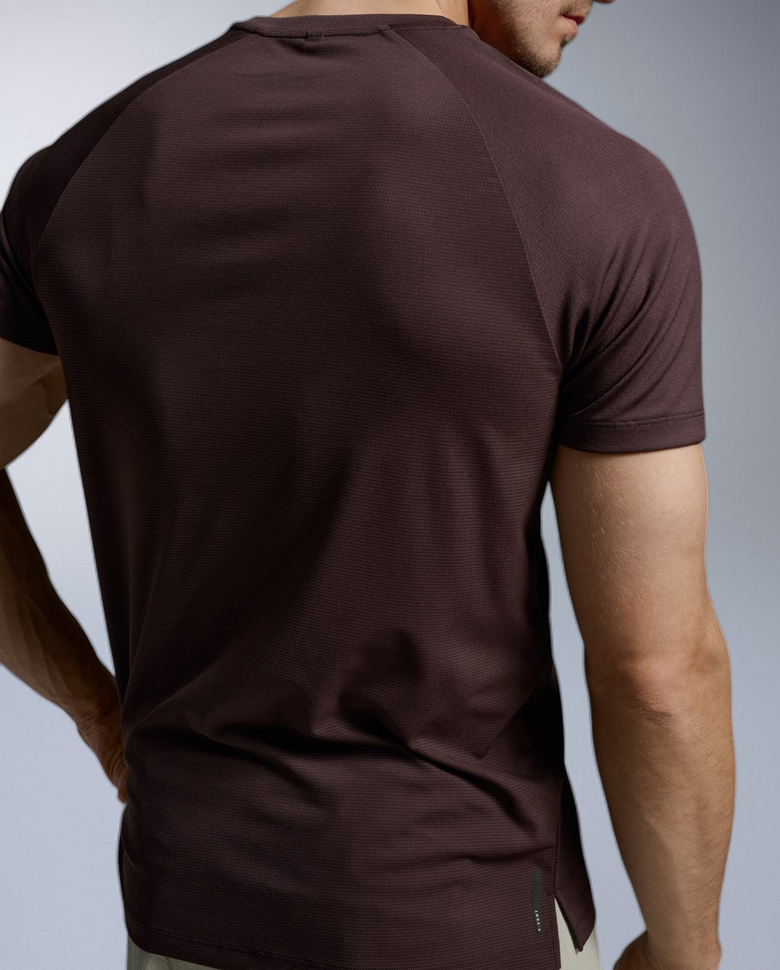 Aero Mesh Tee Laufshirt Herren - bark/black reflective