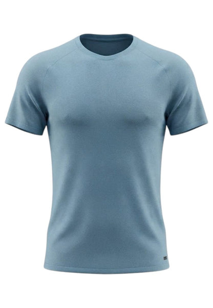 Aero Mesh Tee Running shirt Men - blue shade/black reflective