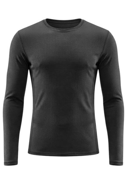 Ignition Grid Base Layer Longsleeve Herren - black/silver reflective